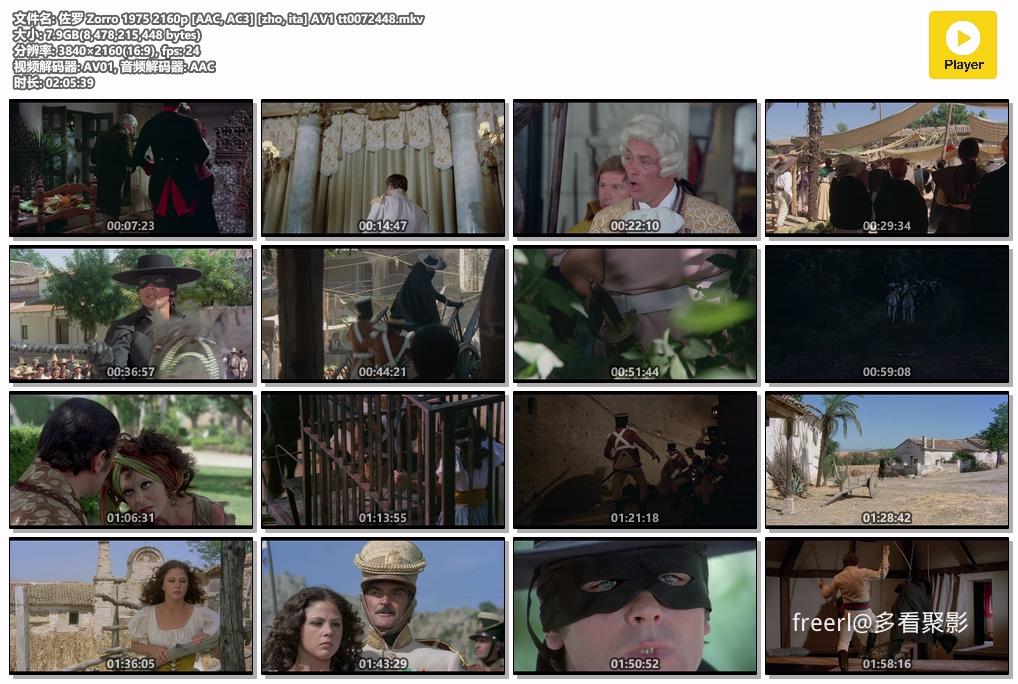 佐罗 Zorro 1975 2160p [AAC, AC3] [zho, ita] AV1 tt0072448.mkv.jpg